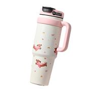 Veasbuu Tumblers avec poignées, bouteille isotherme moderne, réutilisable, tasse à café glacée, 5,6 x 9,84 x 3,54 pouces pour maman et grand-mère, cupholder Friendly, Sturdy Design
