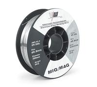 VECTOR WELDING Fil de Soudage ER308L pour Acier Inoxydable 0,8 mm, 5 kg | Bobine D200/S200, Mandrin 50 mm, pour Postes à Souder MIG MAG