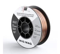 VECTOR WELDING Fil de Soudage MIG MAG en Acier ER70S-6 0,8 mm 5 kg | Fil de Soudage à Gaz de Protection, D200/S200, Mandrin 50 mm, pour Postes à Souder MIG MAG
