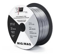 VECTOR WELDING Fil Fourré sans Gaz 0,8 mm 1 kg, E71T-GS, 1 Bobine | Fil de Soudage MIG, D100, Mandrin 16 mm, Faible Projection, pour Postes à Souder MIG MAG