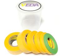 Veda® Set de 6 Ruban Adhésif masquage 2 mm/6 mm/10 mm/12 mm/18 mm/24 mm Outils Accessoires Modélisme Hobbie