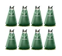 Veddelholzer 8 x 75 l Sac d'irrigation pour arbres avec fermeture éclair combinable. Protection contre le vol et étiquette de protection. Robuste et résistant aux intempéries pour petits et grands