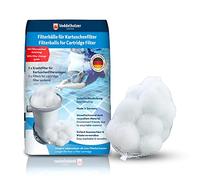 Veddelholzer boule filtrante piscine - le matériau le plus léger pour la meilleure performance - remplace 25 kg de sable filtrant sable de quartz - filtre de piscine - balle filtrante piscine