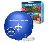 Veddelholzer Ensemble de coussin pour piscine XXL rond Ø 4 m, avec corde de fixation de 15 m et kit de réparation, coussin d’air pour la couverture de piscine. Accessoire parfait pour la couverture