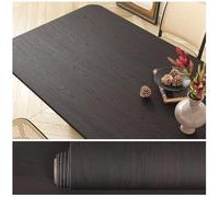 VEELIKE Papier Peint Bois Brun Café Vintage 40 cm x 300 cm Papier Adhesif pour Meuble Bois Brun Foncé Revetement Plan de Travail Cuisine Lavable Papiers Peints pour Porte Placard Chambre Salle de Bain