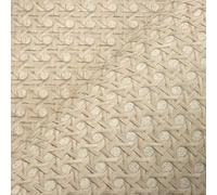 VEELIKE Papier Peint Rotin Brun Taupe Papier Peint Tissu Rotin Marron Non Texturé pour Chambre Salon 40 cm × 300 cm Revetement Adhesif Meuble Salle de Bain Cuisine Armoires Imperméable Amovible