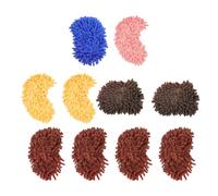 Veemoon 10 Pièces Housse de Balai Multifonctionnelle en Fibre pour | Sols et Salles de Bains, Usage sans Mains, pour Cuisines et Maisons Couleur Aléatoire