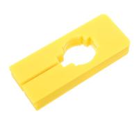 Veemoon 10 Pièces Séparateurs de Vêtements Séparateurs de Taille pour Portants à Vêtements, Plastique Jaune, , pour Tube Carré, Rectangulaire ou Rond, Garde-robe et Magasin