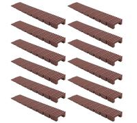 Veemoon 12 Pièces Cales de Nivellement pour Fontaine, Lot de Shims 0, 8cm | Installation Uniforme, Support Stable et Résistance aux Intempéries, pour Cours et Jardins