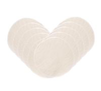 Veemoon 1ensemble Set de Tapis Coton Pur pour Cuiseur Vapeur Réutilisables et Respirants Tapis Filtre pour Cuisson Vapeur de Buns et Raviolis Ø Beige