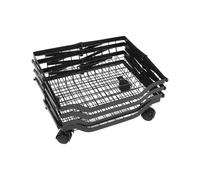 Veemoon 1pièce Étagère de Rangement Pliable Niveaux Multi-Usage pour Cuisine et Salon Mobile et Rotative Structure Solide et Facile à Nettoyer Gain de Place Compact