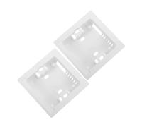 Veemoon 2 Pièces Couvercle de Base de Climatiseur Blanc en Plastique, | Boîtier Arrière du Système de Chauffage, Ventilation et Climatisation, Fête