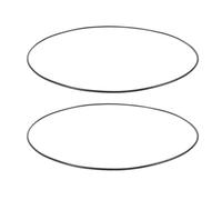 Veemoon 2 Pièces Sangles de Fixation Universelles Accessoires Robustes Noires en Caoutchouc Nbr pour Couvercles de Mijoteuse et Casseroles Cuisine Sécurisée