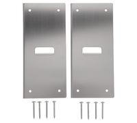 Veemoon 2 supports d'extension de poteau en acier inoxydable pour | Support robuste, compatible avec les poteaux de 10 x 10 cm, pour rehausser et renforcer les balustrades de terrasse,