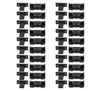 Veemoon 20 clips de fixation pour façades de meubles, supports de fixation | Connecteur à enclenchement, pour façade de tiroir factice, fixation de panneau, armoire, décoration de colonne romaine pour