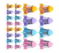 Veemoon 24 Pièces Taille-crayons Manuel Simple Trou en Plastique et Métal