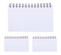 Veemoon 3 Pièces Petit Bloc-notes à Spirale, en Papier et Alliage | Format Portable, Pages Plates à L’écriture, pour Organiser, Prioriser et Personnaliser Vos Notes, Paquet Scolaire