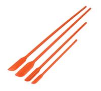 Veemoon 4 Pièces Spatule en Silicone Surface Lisse, Grattoir à Confiture Mini, Outil Créatif Cuisine Facile à Racler Beurre et Pâtisserie