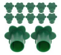 Veemoon 40 Capuchons de Bâtons en Bambou pour Jardin Extérieur, Protection Résistante aux Intempéries UV, 40 Pièces en PP pour Clôtures et Espaces Privés