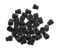 Veemoon 40 écrous de borne à vis, connecteurs à capuchon pour bornes et boosters de batterie, accessoires de bornes électriques pour un câblage sécurisé (noir)