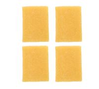 Veemoon 4Pcs Gomme Artistique en Caoutchouc Jaune, Effaceur Rond Portable et Bien Poli, pour Retirer la Colle, Peinture Aquarelle et Masquage