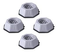 Veemoon 4pièces Patin Amortisseur Pour Meuble Et Machine à Laver Coussinet De Sol Antidérapant Protection Pour Meuble Gris