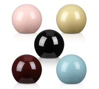 Veemoon 5 Pièces Bouchon de Flacon de Parfum Rechargeable en Plastique Couvercle Sphérique Élégant, Finition Soignée, pour Usage en Bureau ou Rendez-