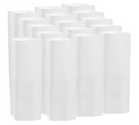 Veemoon 50 Pièces Film Rétractable pour Gobelets Film Rétractable de Sublimation Pet Blanc 15x29cm pour Tasses et Étiquettes, Transfert Thermique à Domicile Couleur Couleur Aléatoire