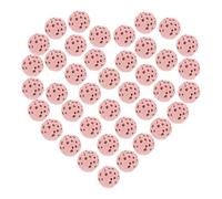 Veemoon 50 Pièces Perles en Pierre Volcanique 6-20mm pour Création de Bijoux, Diffuseur D'arômes Continu, Design Élégant Rose, Absorbent et Diffusent Huiles Essentielles