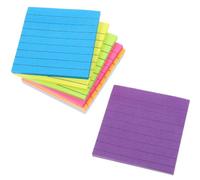 Veemoon 8 Pièces Bloc-notes Mémo Auto-adhésif Lignes, Papier Portable | Bloc Note de Poche, Rappels pour Bureau Cuisine, pour Enseignants, Planners et Organisateurs