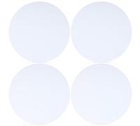 Veemoon Abat-jours Anti-éblouissement Diffuseur de Lumière Protecteur des Yeux en Pvc Blanc Lot de 4 Accessoire Pratique pour Lampes Suspendues pour Éclairage Intérieur