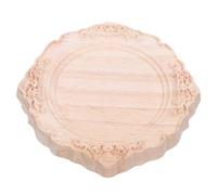 Veemoon Applique ovale pour cadre de miroir, écusson sculpté en bois 3,94 | Appliques en bois pour cadres photo, garnitures françaises non peintes pour cadres, portes et meubles.