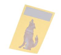 Veemoon Autocollants Effet Décoratif Solide et Design Unique en Pvc Motif Loup pour Tête de Guitare pour Guitare Acoustique ou Électrique