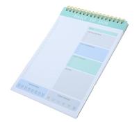 Veemoon Bloc-notes Planificateur Décoratif Vert Agenda Quotidien 60 Feuilles en Papier Non Adhésives pour Listes de Courses et Usage à Domicile