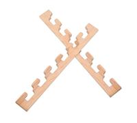 Veemoon Bois Support de Tringle à Vêtements Réglable pour Garçon et Filles | Base Beige, Design Anti-basculement, Largeur Standard Mesure, Installation Facile, Chambre Bébé