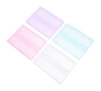 Veemoon Boîte de Rangement pour Outils de Manucure 14 Compartiments, 4 Pièces Couleurs Pastel, Conteneur Léger en Pp pour Embouts de Meulage, Usage Professionnel et Domestique