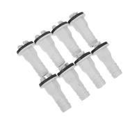 Veemoon Bouchons de Vidange de Climatiseur 8 Pcs Connecteur de Vidange Intégré en Plastique Léger, Raccords D'évacuation des Condensats pour Usage Extérieur et Camping