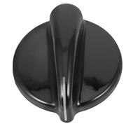 Veemoon Bouton de Cuisinière à Gaz Noir en PC Abs Remplacement du Bouton de Commande du Four pour Thermostat Compatible Poêle à Induction Usage Facile