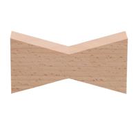 Veemoon Bowtie Wood Repair Inlay Hêtre Inserts Décoratifs pour Réparation de Fissures sur Meubles Bois Massif Fixation Solide et Restauration