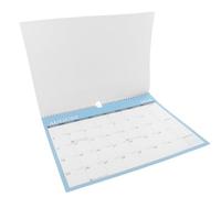 Veemoon Calendrier Mural Familial 2024 Grand Format en Papier et Métal Bleu, Utilisation Longue Durée Espace pour Notes, pour Bureau et Maison