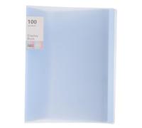 Veemoon Classeur à pochettes A4 avec 100 pochettes plastiques pour | Chemise transparente à insertion, classeur en plastique imperméable pour documents de bureau, porte-documents pour et
