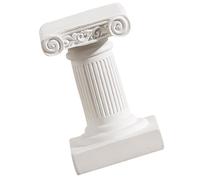 Veemoon Colonne Romaine Décorative en Résine, Petit Pilier Blanc Élégant | Ornement de Style Romain, Usage Décoration de Mariage et Photo, Look Raffiné pour Intérieur