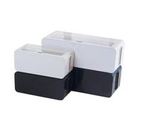 Veemoon conteneur de Stockage de Fil Domestique Organisateur de Cable Electrique Cache Cable Boite Rangement Cable Boîte de Rangement câble Blanche