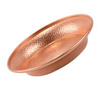 Veemoon Coupe D'offrande D'eau en Cuivre Marron pour Rituel Bouddhiste, Plateau de Culte Tibétain, Accessoire Spirituel pour Prière et Décoration Intérieure