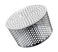 Veemoon Couvercle de Drain de Plancher Acier Inoxydable avec Filtre Anti-obstruction pour Gouttière Extérieure Respirant et Protection pour Jardin et Terrasse