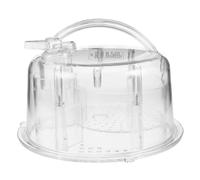 Veemoon Couvercle supérieur de rechange transparent à dôme haut compatible avec Urfine, couvercle en plastique transparent pour pot de médicaments de 4 L pour sauna et tente domestique