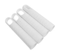 Veemoon Embouts de Manche de Balai en Plastique Blanc Accessoires Polyvalents 4pcs 25mm Design Intégré pour Vadrouille Nettoyage Maison et Bureau