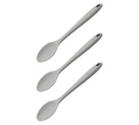 Veemoon Ensemble de 3 Cuillères en Silicone Multifonctions pour Soupe et Salade Manche Confortable, Design Simple et Utilisation Polyvalente Cuisine