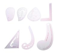 Veemoon Ensemble de Règles Multifonctions Formes Variées en Plastique pour Dessin et Conception de Mode pour Usage en t Couture