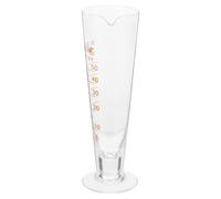 Veemoon Éprouvette Graduée de Laboratoire en Verre 50 Ml avec Graduation Précise et Résistance la Corrosion Cuisine et Laboratoire